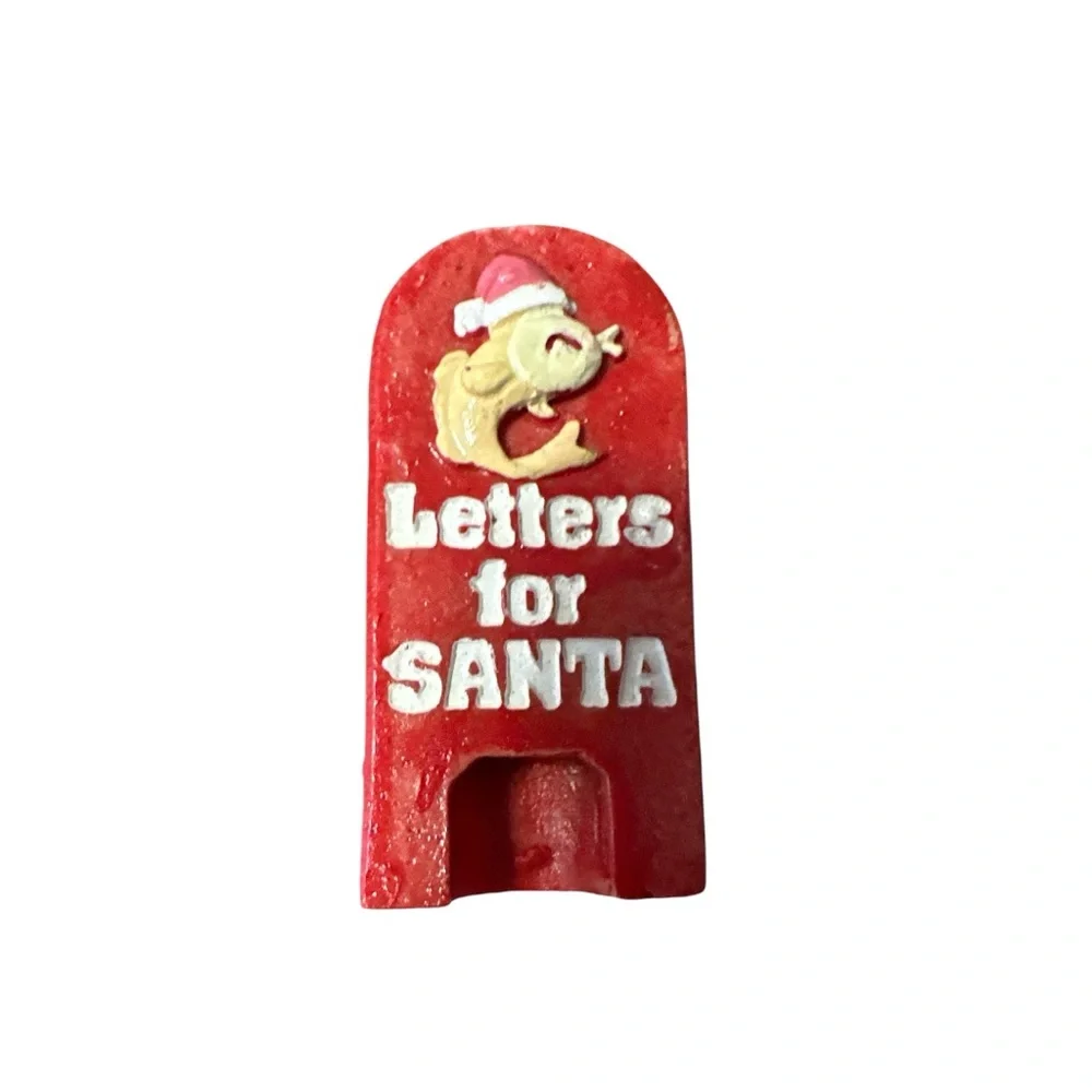 Imagitarium Christmas Letter Box Aquarium Decor